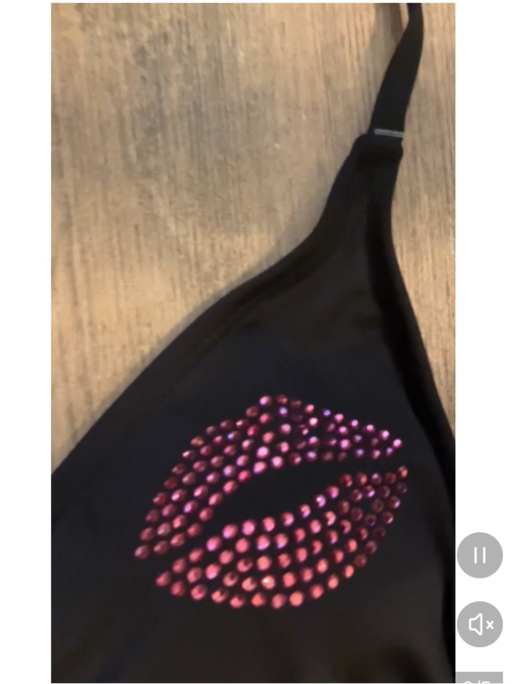 💋Juicy Couture ✨bling✨ bikini 2-pc swimsuit bathing suit sz M NWT - Picture 5 of 8